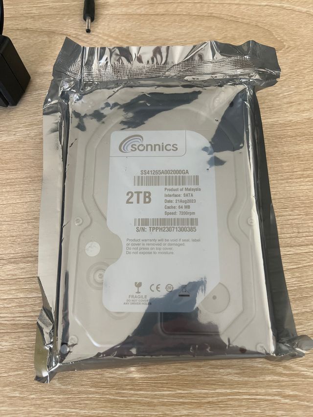 Disco Duro Sonnics 2TB SATA 7200rpm