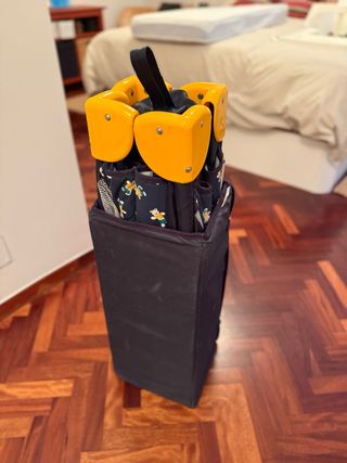 Cuna de viaje plegable con colchón