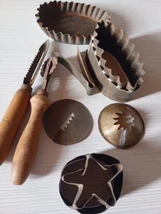 Set Utensili e Stampi Vintage Cucina