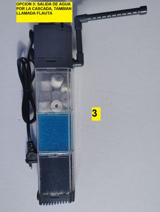 filtro acuario mediano-grande 880 litros/h pecera 