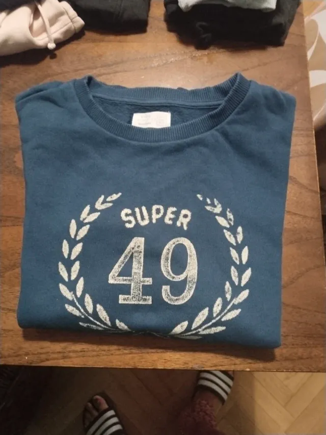 Sudadera joven azul Super 49