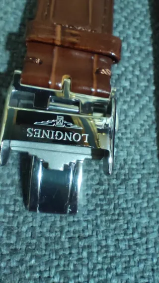 Correa Longines Piel Marrón 22mm