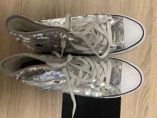 Converse Chuck Taylor Lentejuelas Plata