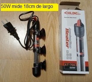calentador 50W pequeño acuario pecera termostato