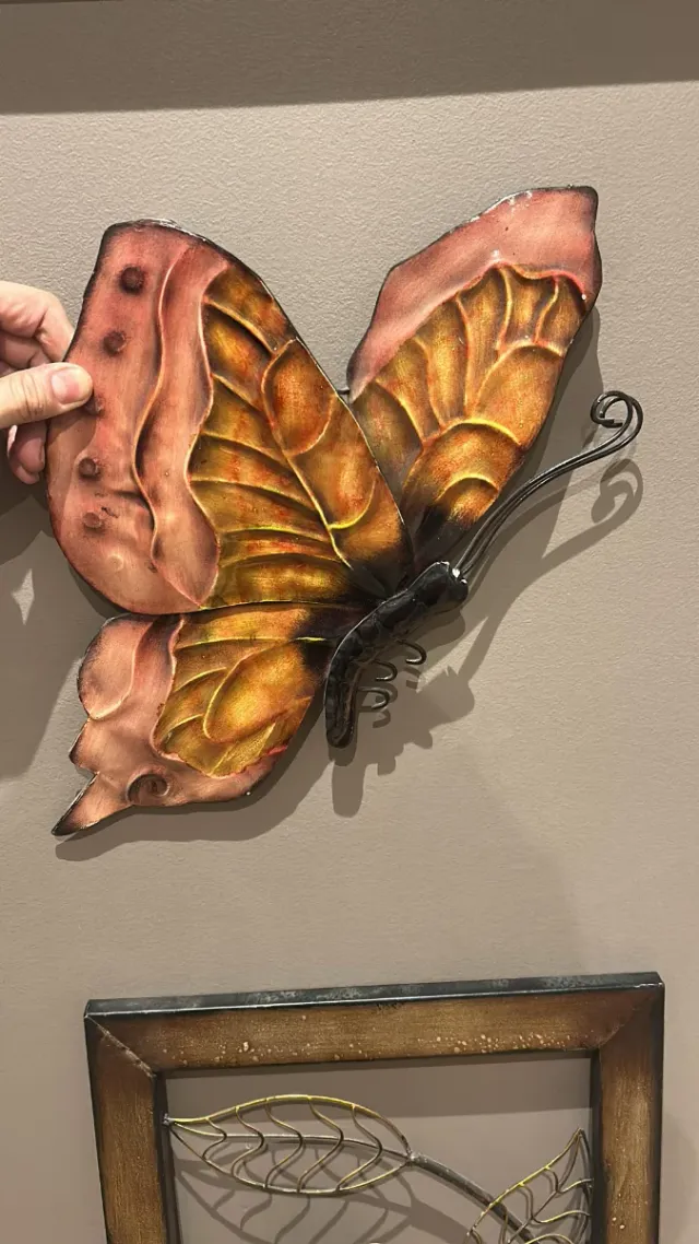 Cuadro Decorativo Metal Hojas