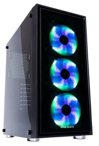 Mars Gaming MC7 Cristal Templado Negro