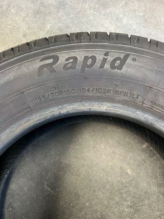 Neumático 195/70R15C EffiVan Rapid