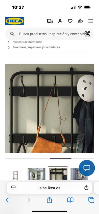 Perchero y banco zapatero IKEA NIPÅSEN