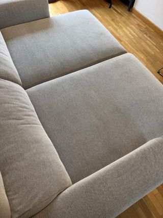 Sofá 2 plazas convertible en chaiselongue