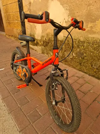Bicicleta infantil B'TWIN naranja