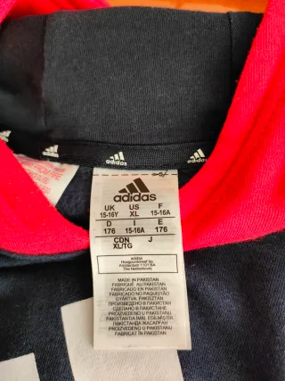 Sudadera Adidas Azul y Roja 15-16 años