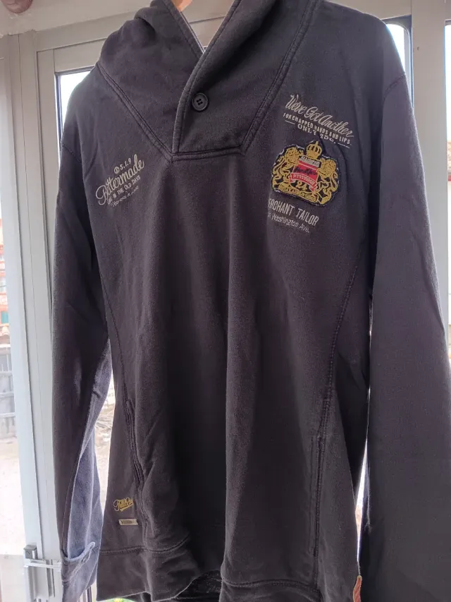 Sudadera Pull&Bear Negra Talla L