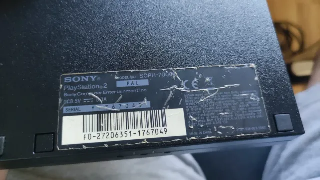 Consola PS2 Slim Negra