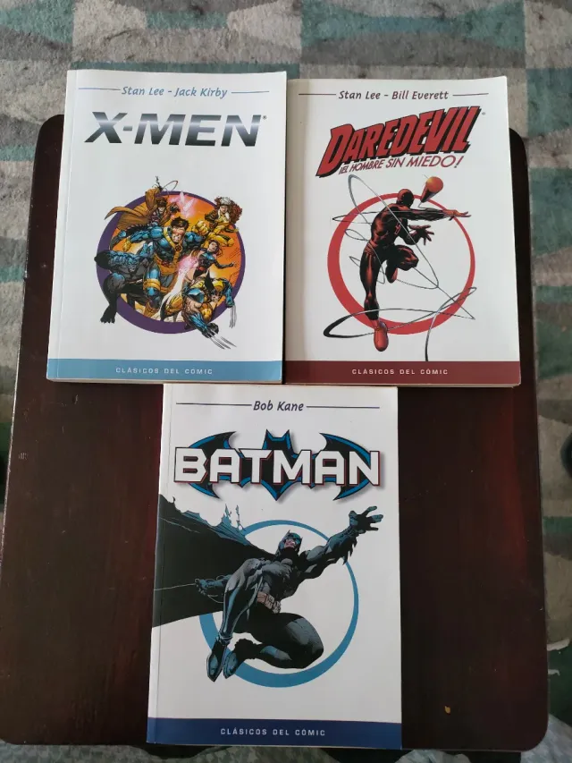 Clásicos del comic : Batman, Daredevil y x-men.