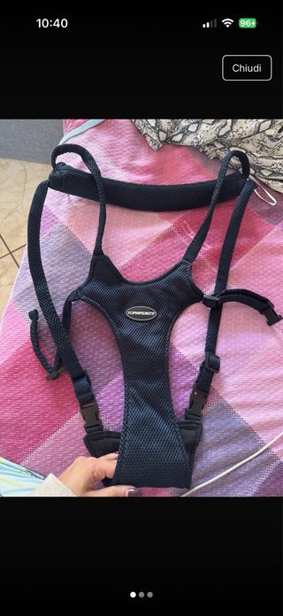 Imbracatura primi passi bimbo