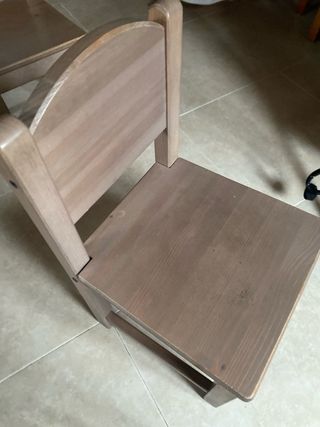 Mesa y 2 Sillas Infantiles Madera
Modelo sundvik