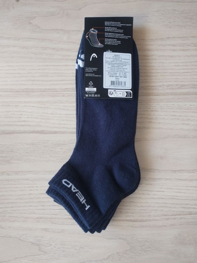 Pack 3 pares de Calcetines Head Talla 43-46 Azul