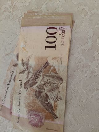 Banconote Venezuela 100 Bolívares (4 pezzi)