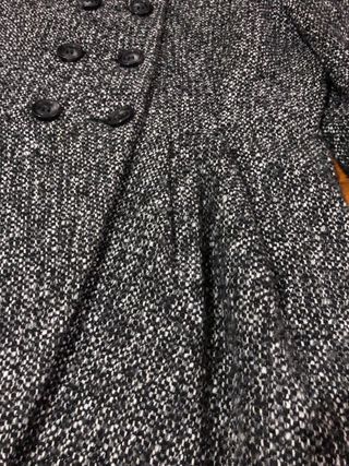 Cappotto Più e più pura Lana Grigio e nero