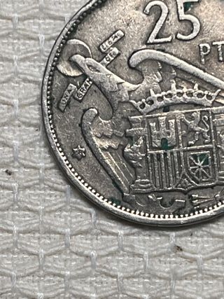 Moneda 25 Pesetas 1957 Estrella 58