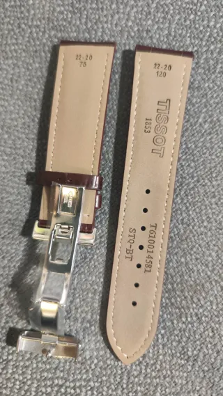 Correa Tissot Piel Marrón 22mm