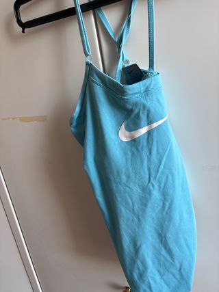 Canotta Nike Azzurra Palestra Donna