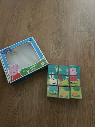 Puzzle Cubos Peppa Pig 9 Piezas