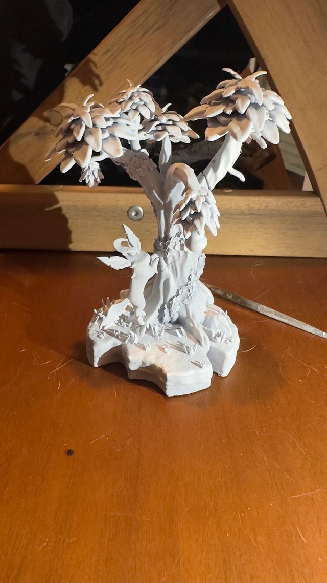 Figura Pokémon Leafeon en 3D diseño propio.