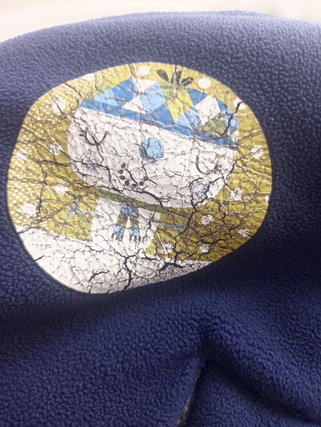 Saco Jané para cochecito azul con pingüinos