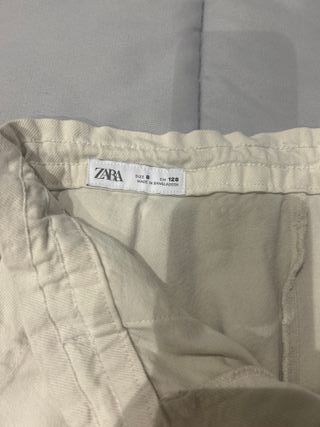 Pantalón niña Zara beige