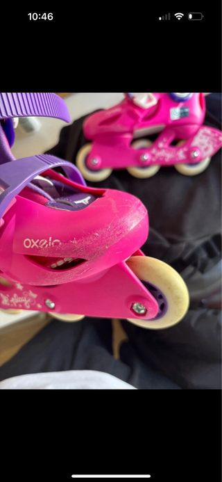 Patines en línea Oxelo Play 3 rosas infantiles