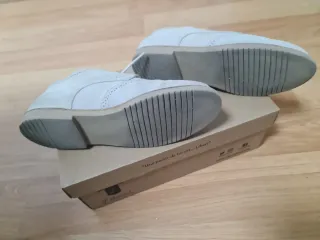 Zapatos comunión niño beige ante