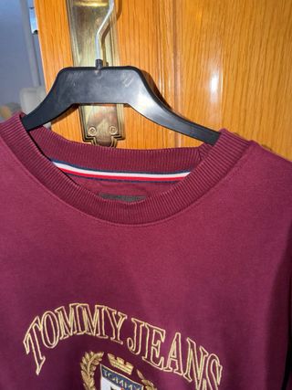 Sudadera Tommy Jeans Granate Talla L
