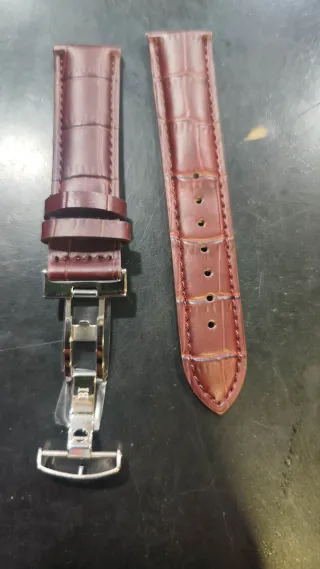 Correa Tissot Piel Marrón 20mm