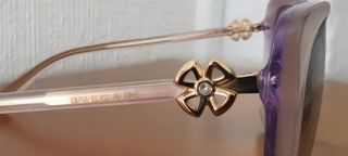 Gafas de sol Bulgari rosa y morada