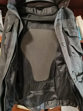 Chaqueta de moto negra BEST