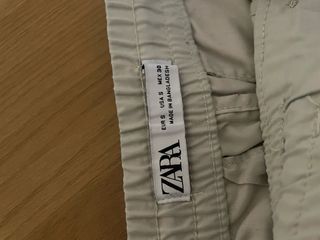 Pantalones Cargo Zara Beige
