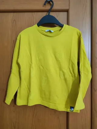 Maglietta gialla bimbo manica lunga