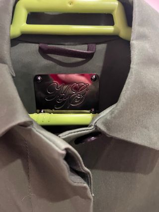 Chaqueta tres cuartos verde militar