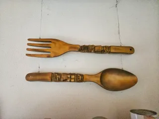 Set Cucchiaio e Forchetta Decorativi