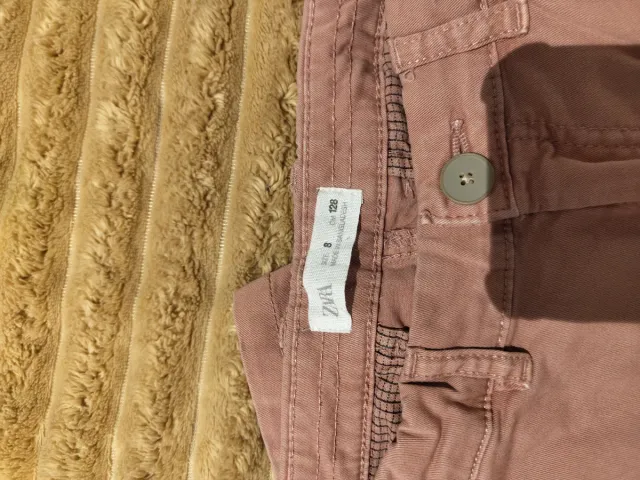 Pantalón niño Zara salmón 8 años