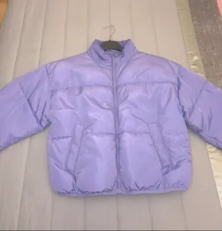 CAZADORA BOMBER MORADA