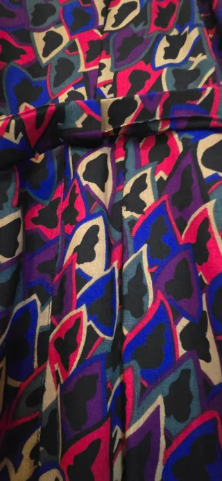 Vestido Vintage Hecho a Mano Años 70