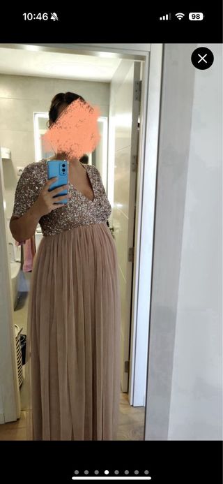 Vestido premamá Maya Deluxe lentejuelas