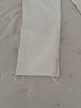 Pantalón vaquero Zara blanco talla 38/40