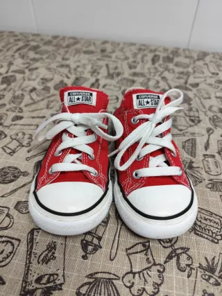 Converse All Star Rojas Talla 25