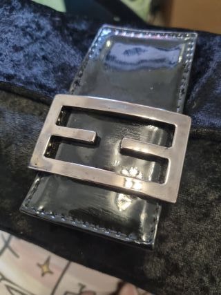 Borsa Fendi Baguette Valeria nera