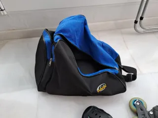 Patines en línea y protecciones