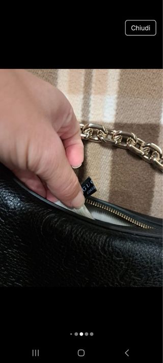Borsa a spalla Gucci nera