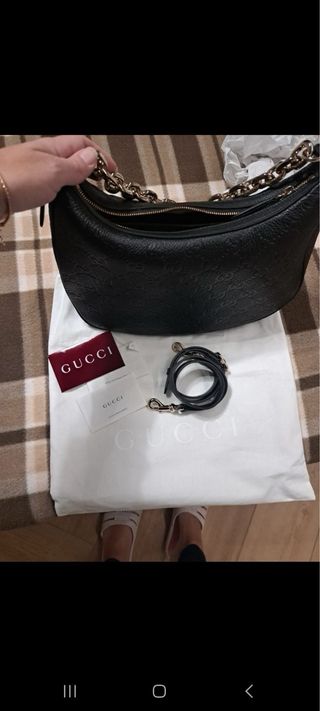Borsa a spalla Gucci nera